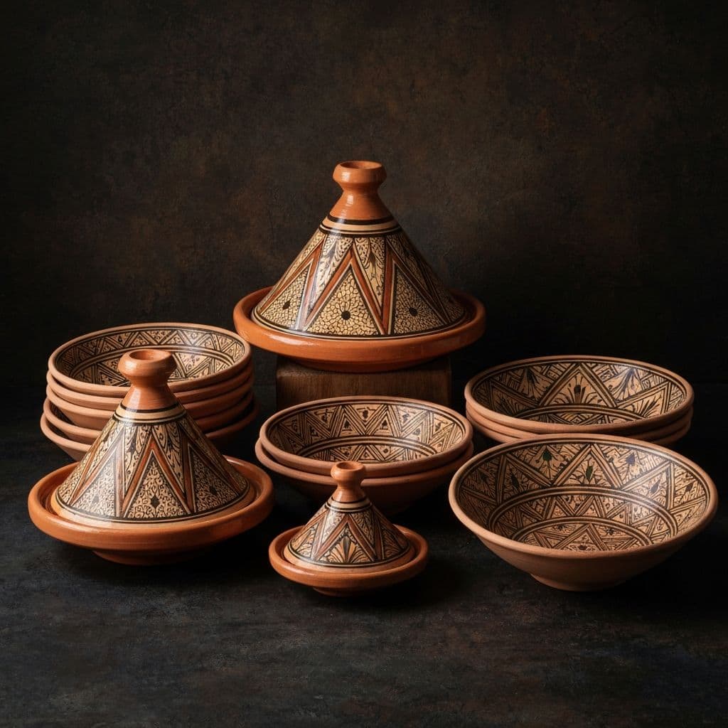Poterie berbère - Tajine